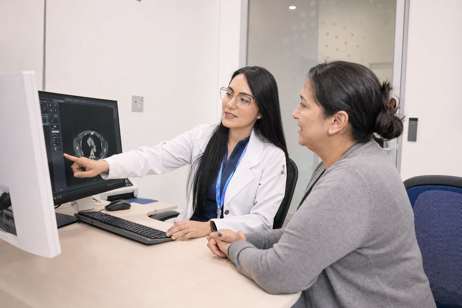 Revisión de resultados con profesional médico